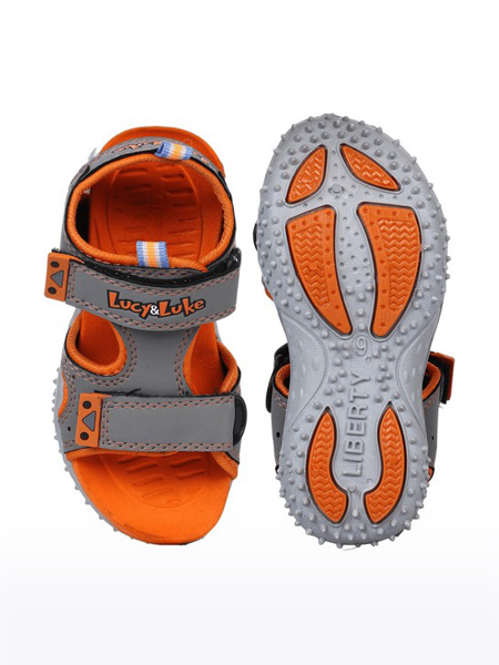 Unisex Lucy & Luke Synthetic Grey Sandals