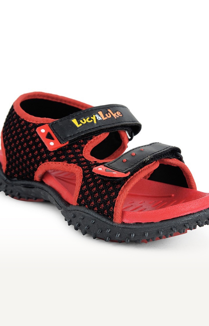 Unisex Black Slip on Round Toe Sandals