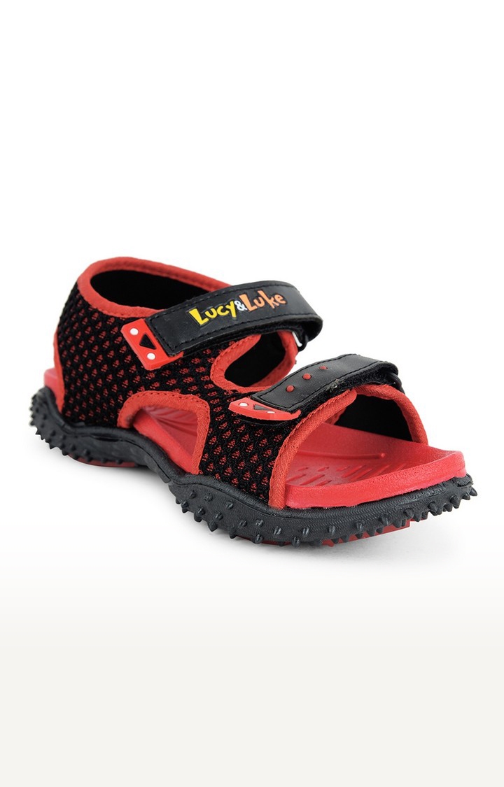 Liberty | Unisex Black Slip on Round Toe Sandals