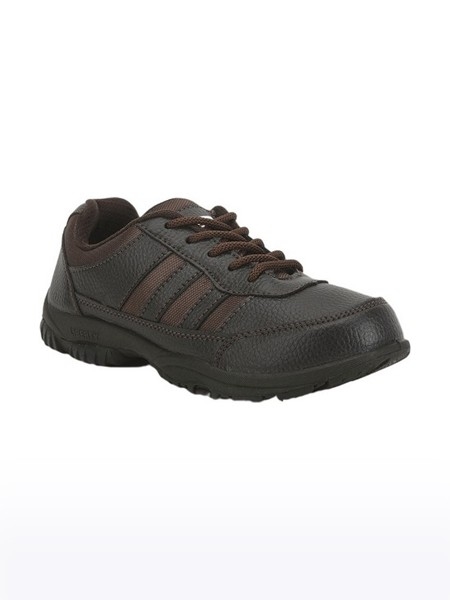 Unisex Force 10 PU Brown School Shoes