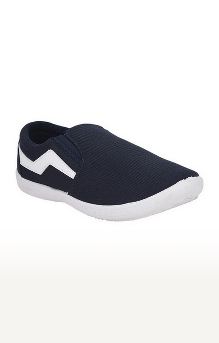 Liberty | Men's Gliders Blue Casual Slip-ons