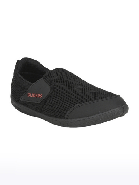 Gliders by Liberty Men's Black Casual Slip-ons