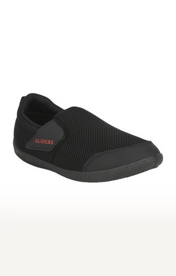 Liberty | Gliders by Liberty Men's Black Casual Slip-ons