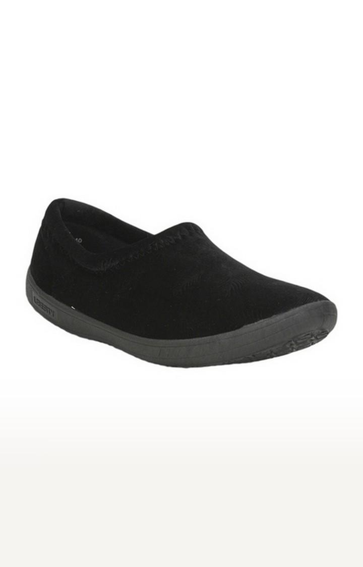 Gliders by Liberty Women Black Casual Slip-ons