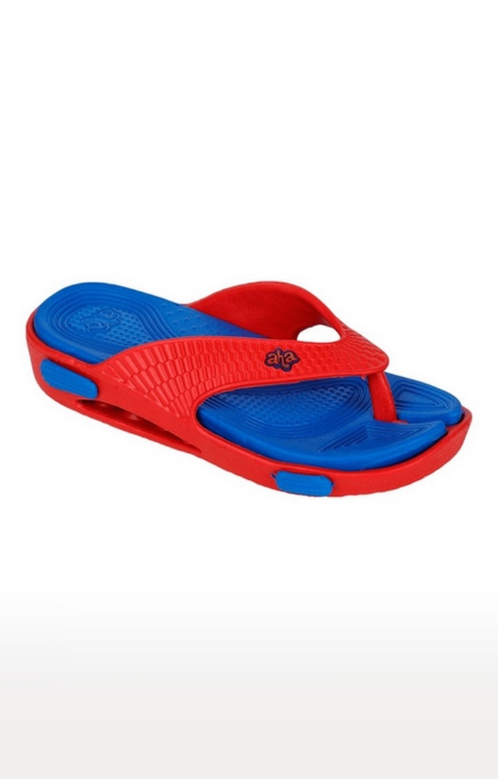 Liberty | Unisex Red Slip On Split Toe Slippers