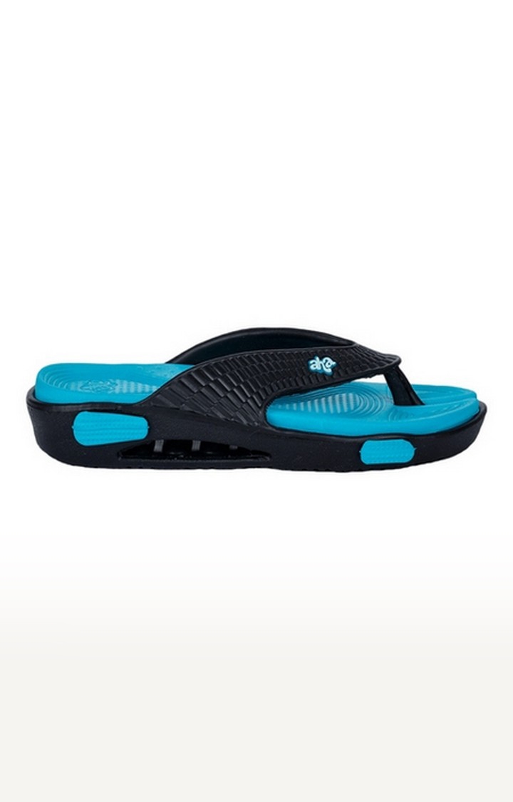 Unisex Blue Slip On Split Toe Slippers