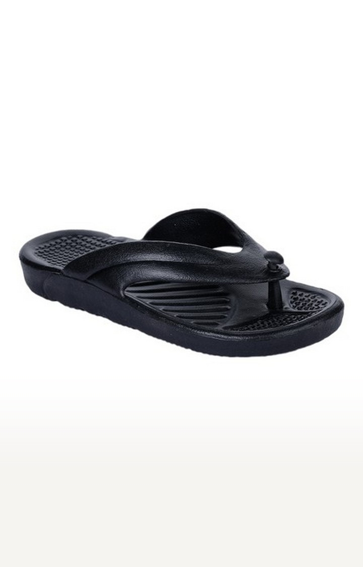 Men's A-HA Black Slippers
