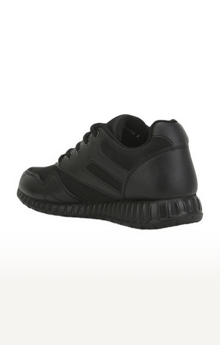 Liberty | Unisex Force 10 Black School Shoes