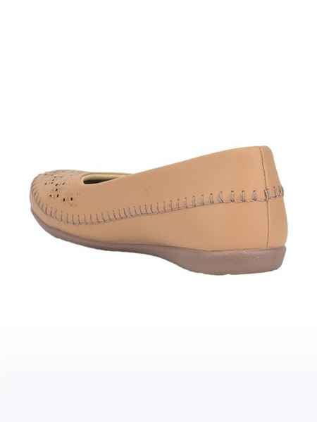 Women s Senorita PU Brown Ballerinas