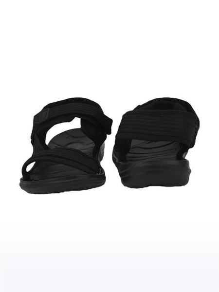 Men's Gliders PVC Black Sandals