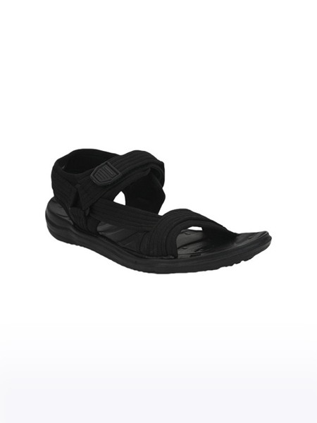 Men's Gliders PVC Black Sandals
