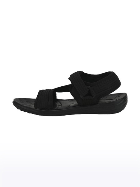 Men's Gliders PVC Black Sandals