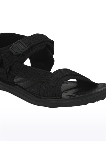 Men's Gliders PVC Black Sandals