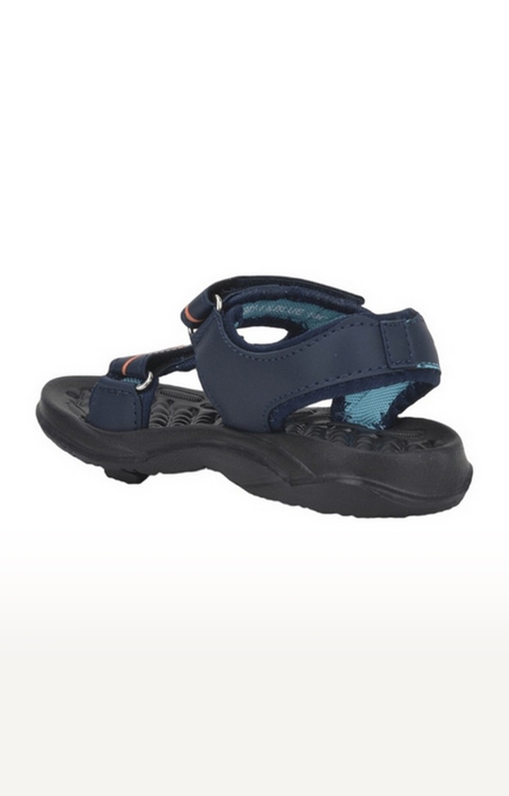 Unisex Blue Velcro Open Toe Sandals