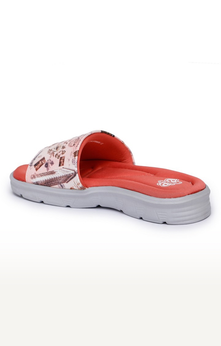 Women's Pink Slip on Round Toe Flip Flops