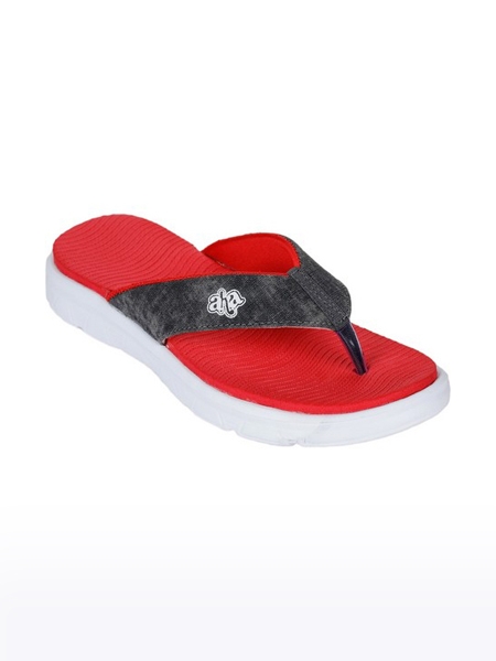 Women's A-Ha PVC Red Slippers