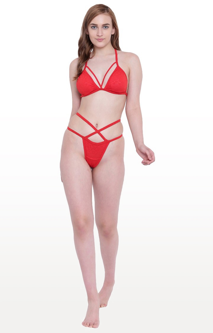 La Intimo | Red Solid Panty 1