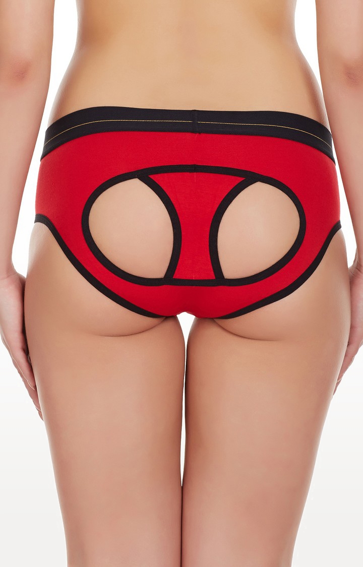 La Intimo | Red Peep Hole Hipsters 2