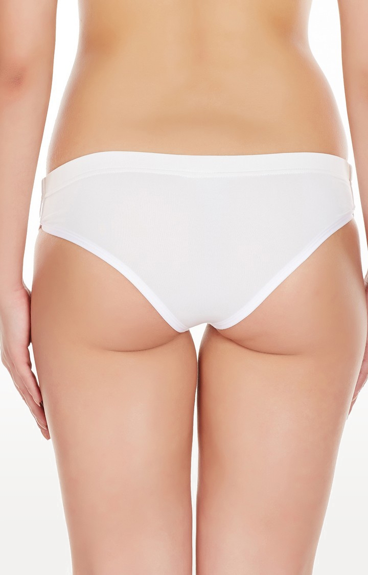 La Intimo | White Just Cut Bikini Panty 2
