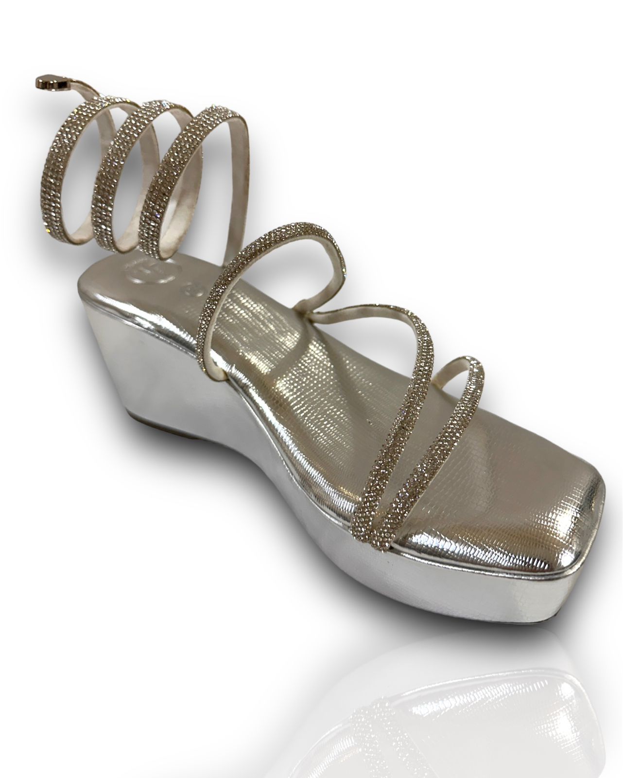 Silver Lizzard Spring Wedge