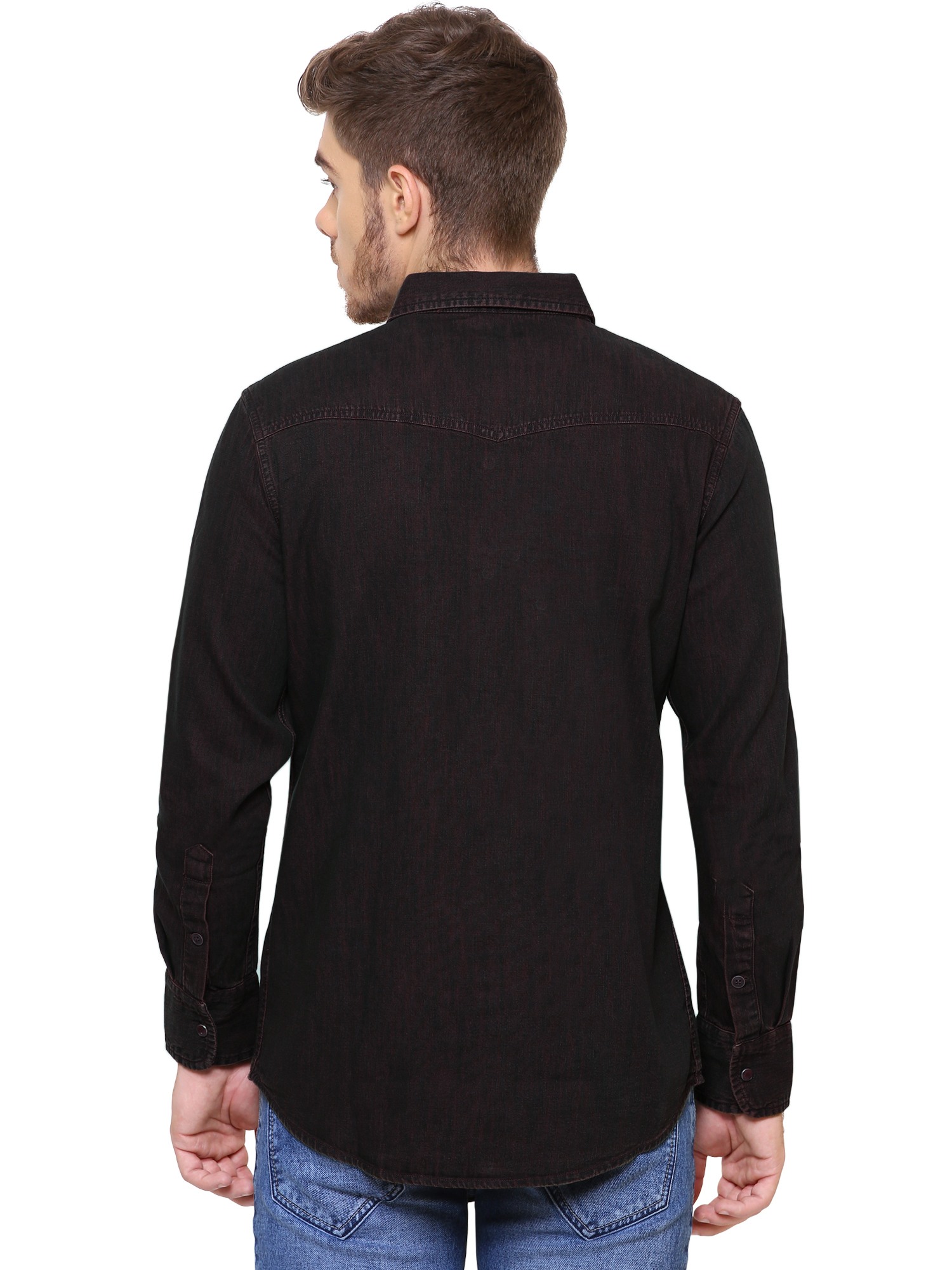 Kuons Avenue Men's Denim Shacket-KACLFS1469