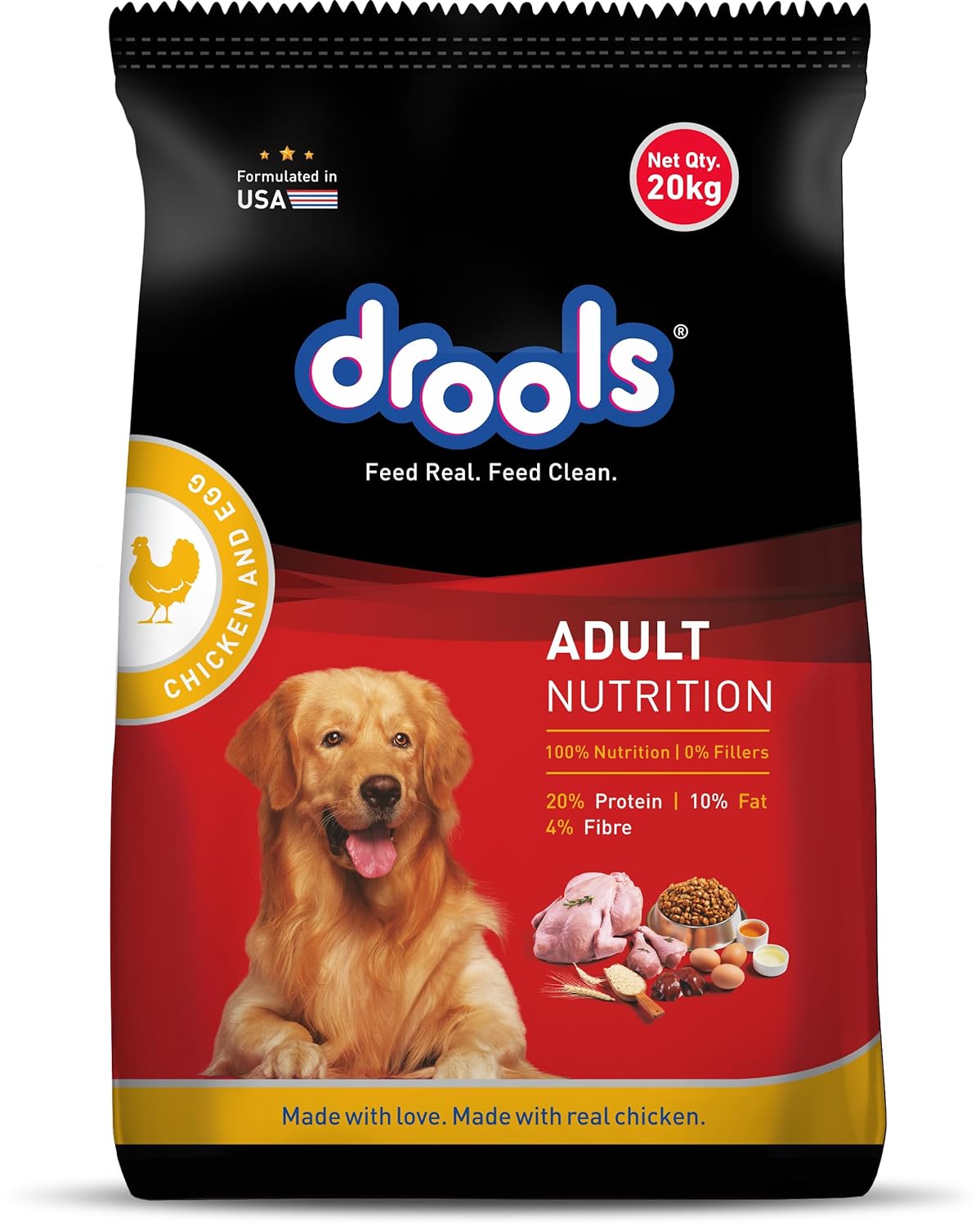 Drools Chicken & Egg Adult Dog Dry Food