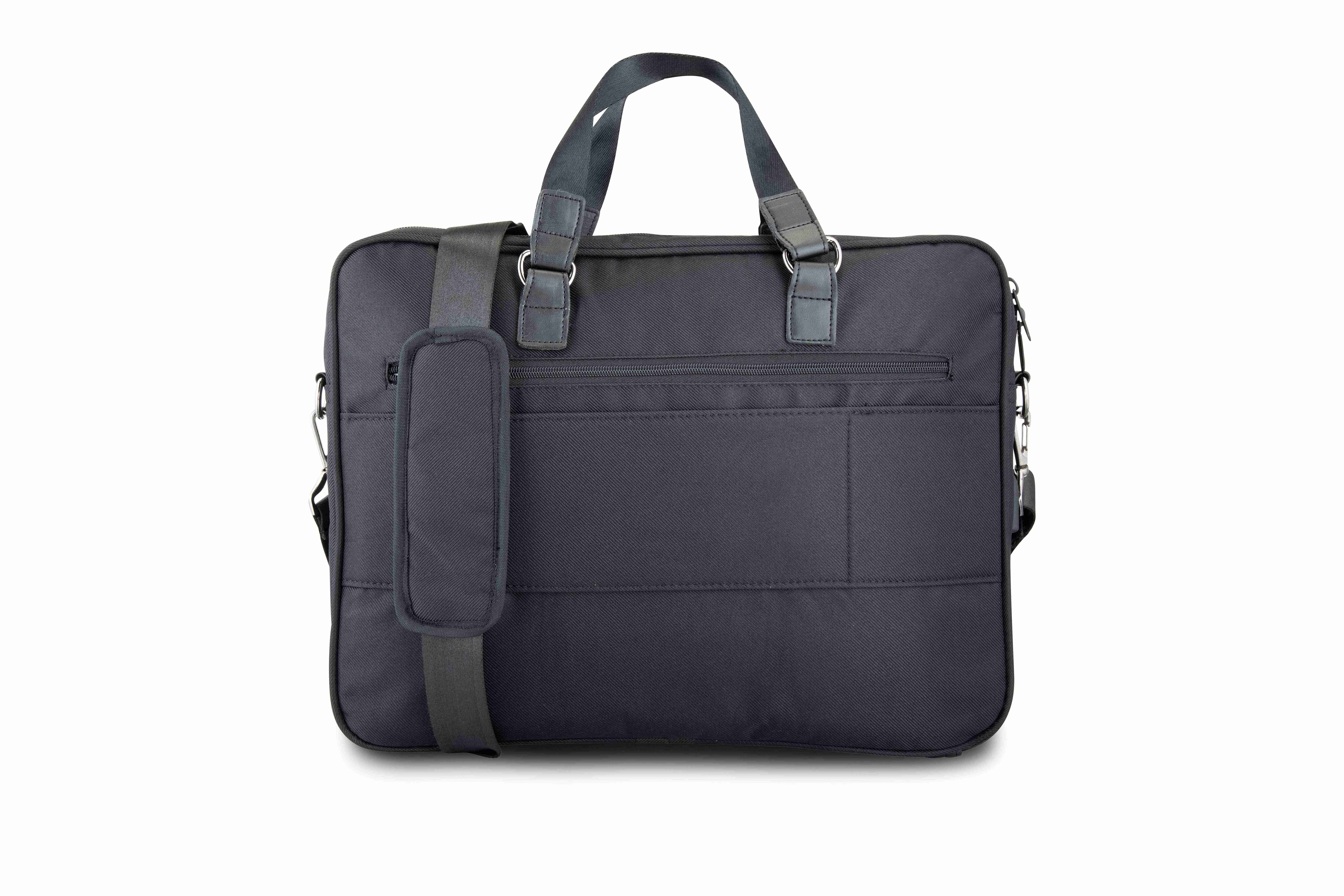 Combo: Black Messenger Laptop Bag with Gadget Organiser Tech Kit