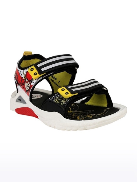 Campus Shoes | Boys Black LM 207 Sandal 0