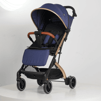 Mothercare Cruze Baby Stroller - Travel-Friendly Stroller with Pull Handle and One Button Fold for Babies From 0-4 Years(Birth To 22Kg)- Navy