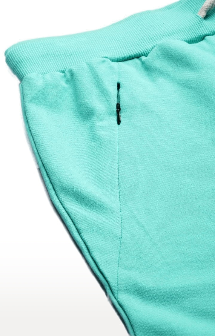 Dillinger | Women's Green Cotton Solid Casual Jogger 5