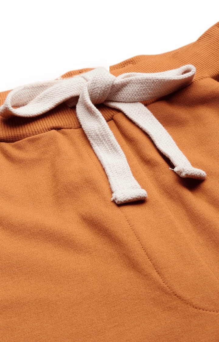 Dillinger | Women's Orange Cotton Solid Casual Jogger 4