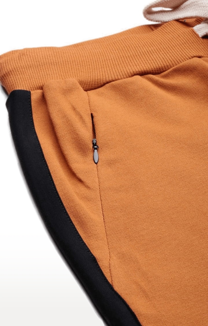 Dillinger | Women's Orange Cotton Solid Casual Jogger 5