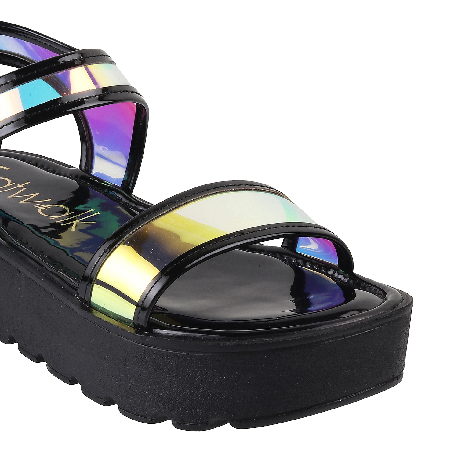 CATWALK | Holographic sporty sandals