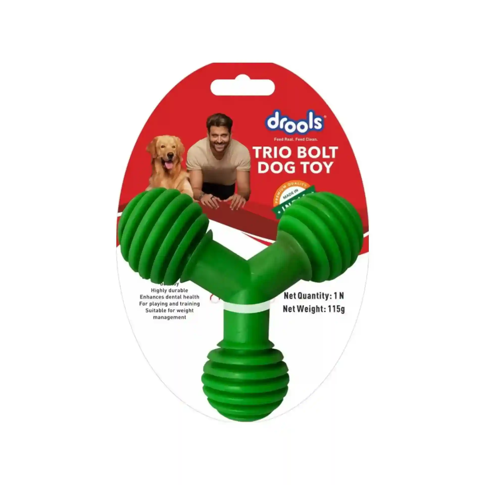 Drools Trio Bolt Dog Toy