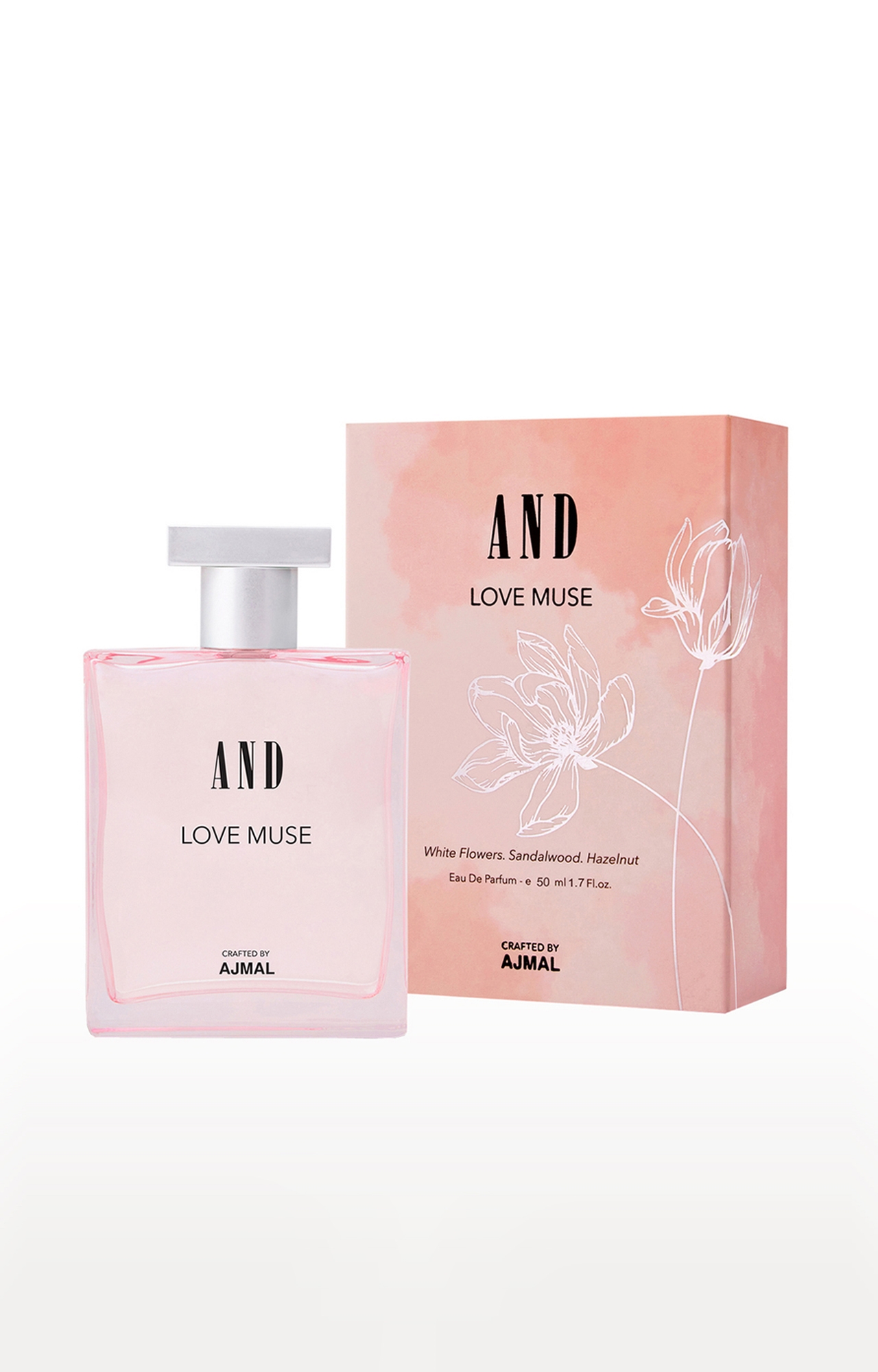 AND Crafted By Ajmal | And Love Muse Eau De Parfum 50ML Long Lasting Scent Spray Gift For Women Crafted By Ajmal 0