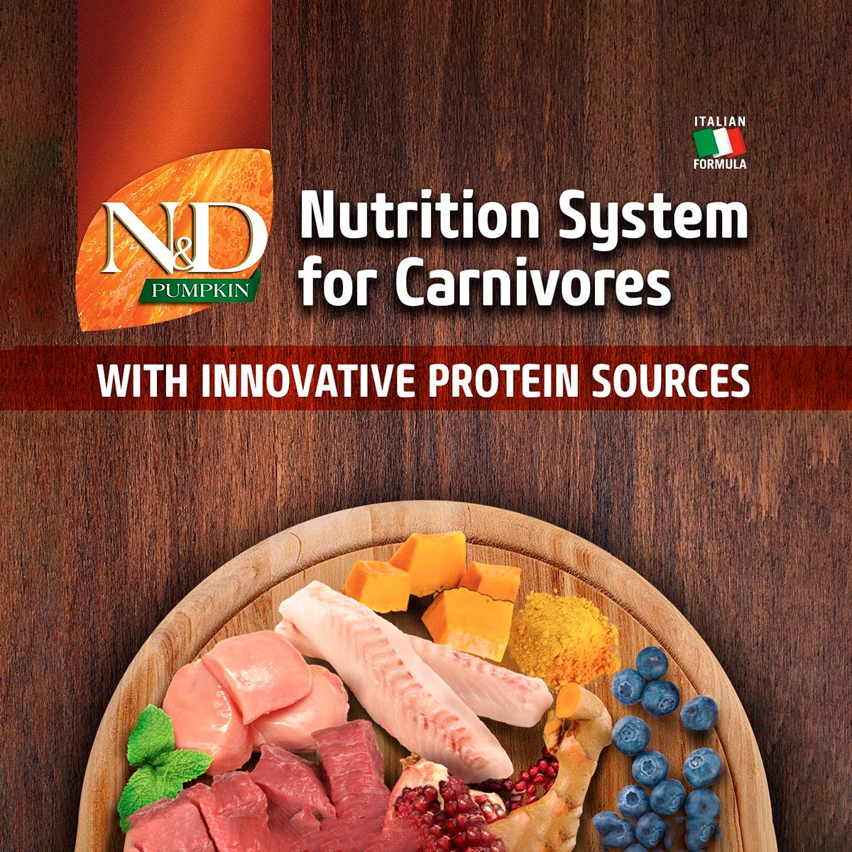 Farmina N&D Grain Free Pumpkin, Chicken & Pomegranate Puppy Medium/Maxi Dry Dog Food - 12 Kg