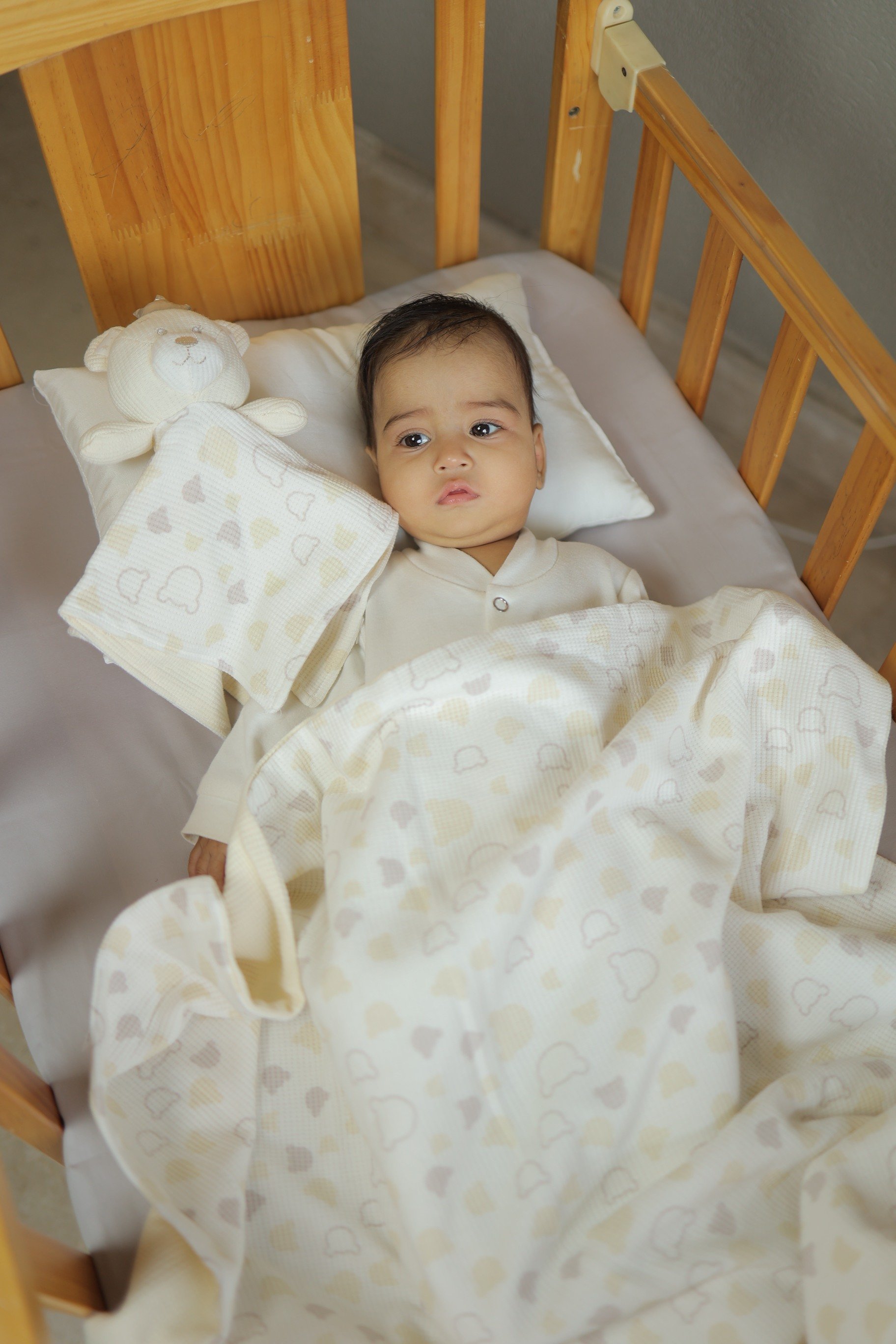 Royal Snuggle Bear Blanket and Hanky Set