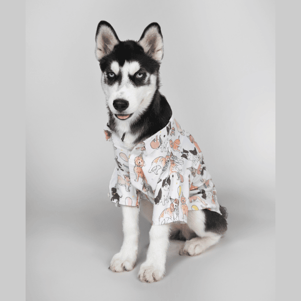 Ezra Polyester Blend Dog Shirt - Party