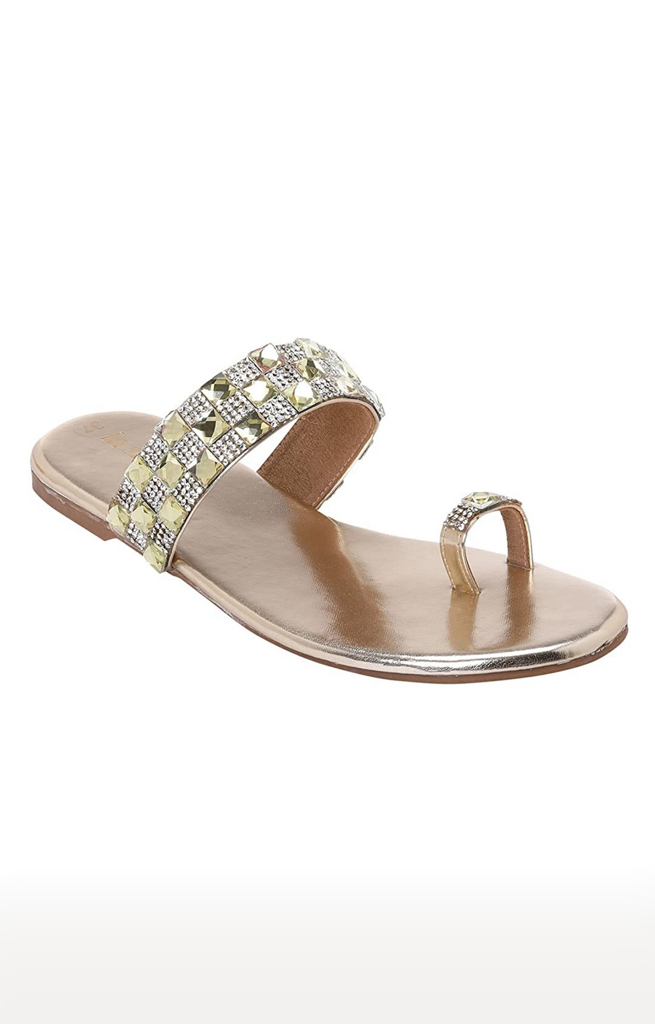 La Savie Women Embellished Sliver Flats 