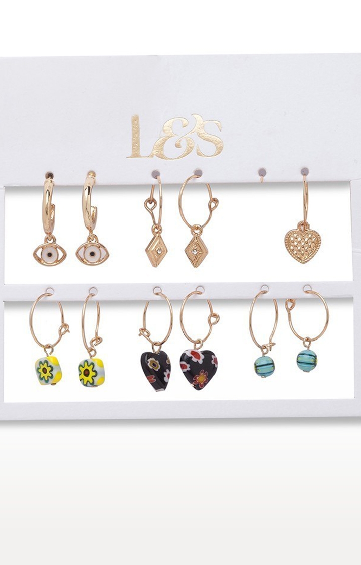 Buy Revere Sterling Silver Bali Hoop Earrings - Set of 2 | Womens earrings  | Argos