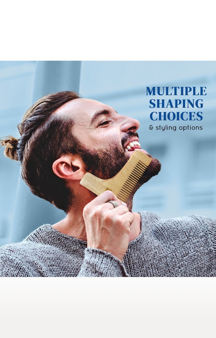 LetsShave | LetsShave Wooden Beard Comb 1