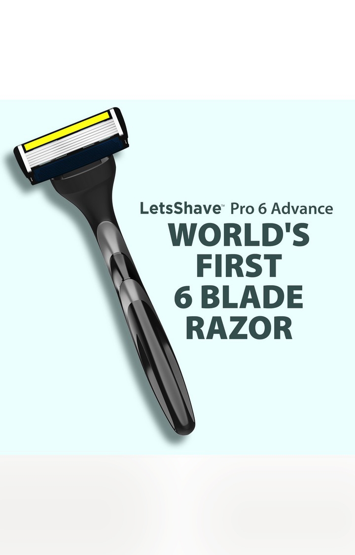 LetsShave | LetsShave Pro 6 Advance Shaving Blades - Pack of 10 + 2 Razor Blades Free 1