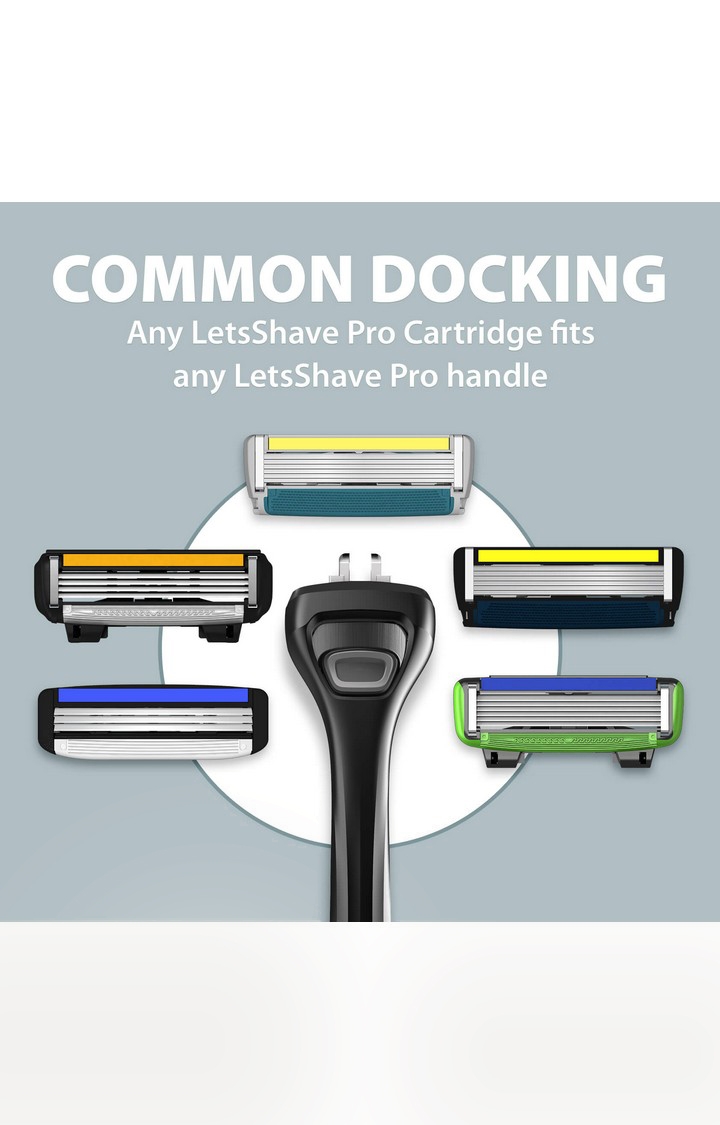 LetsShave | LetsShave Pro 6 Advance Shaving Blades - Pack of 4 Razor Blades 3