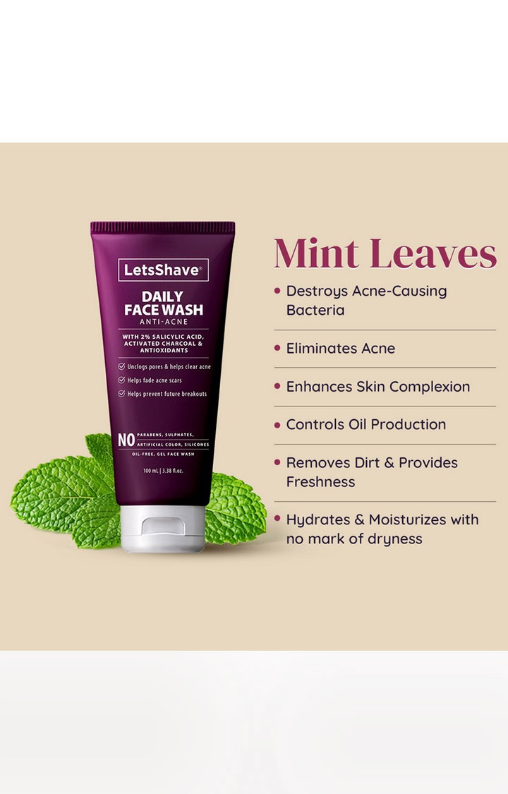 LetsShave | LetsShave Anti acne Face Wash Gel 4