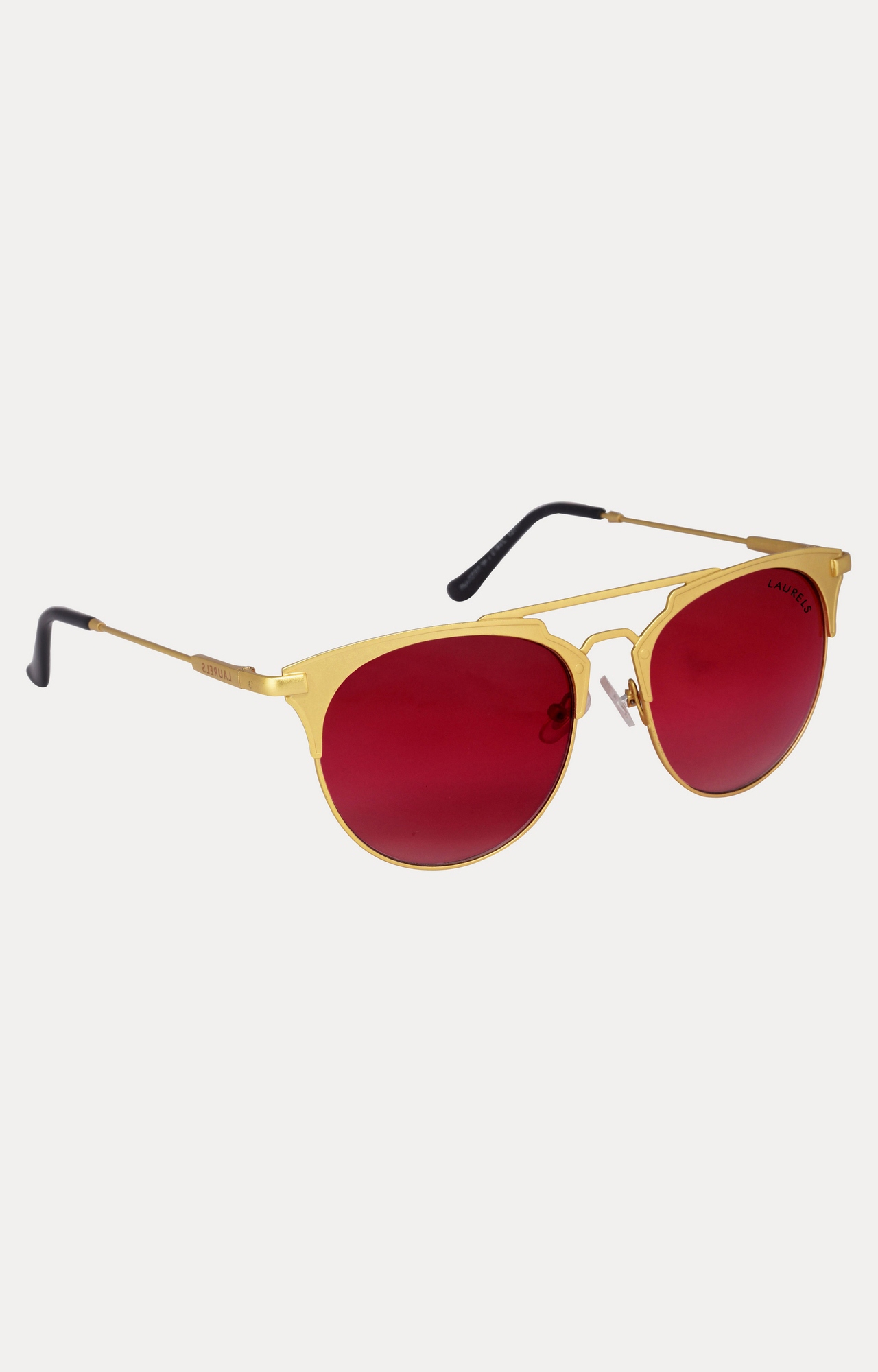 Laurels | Gold Round Sunglasses 0