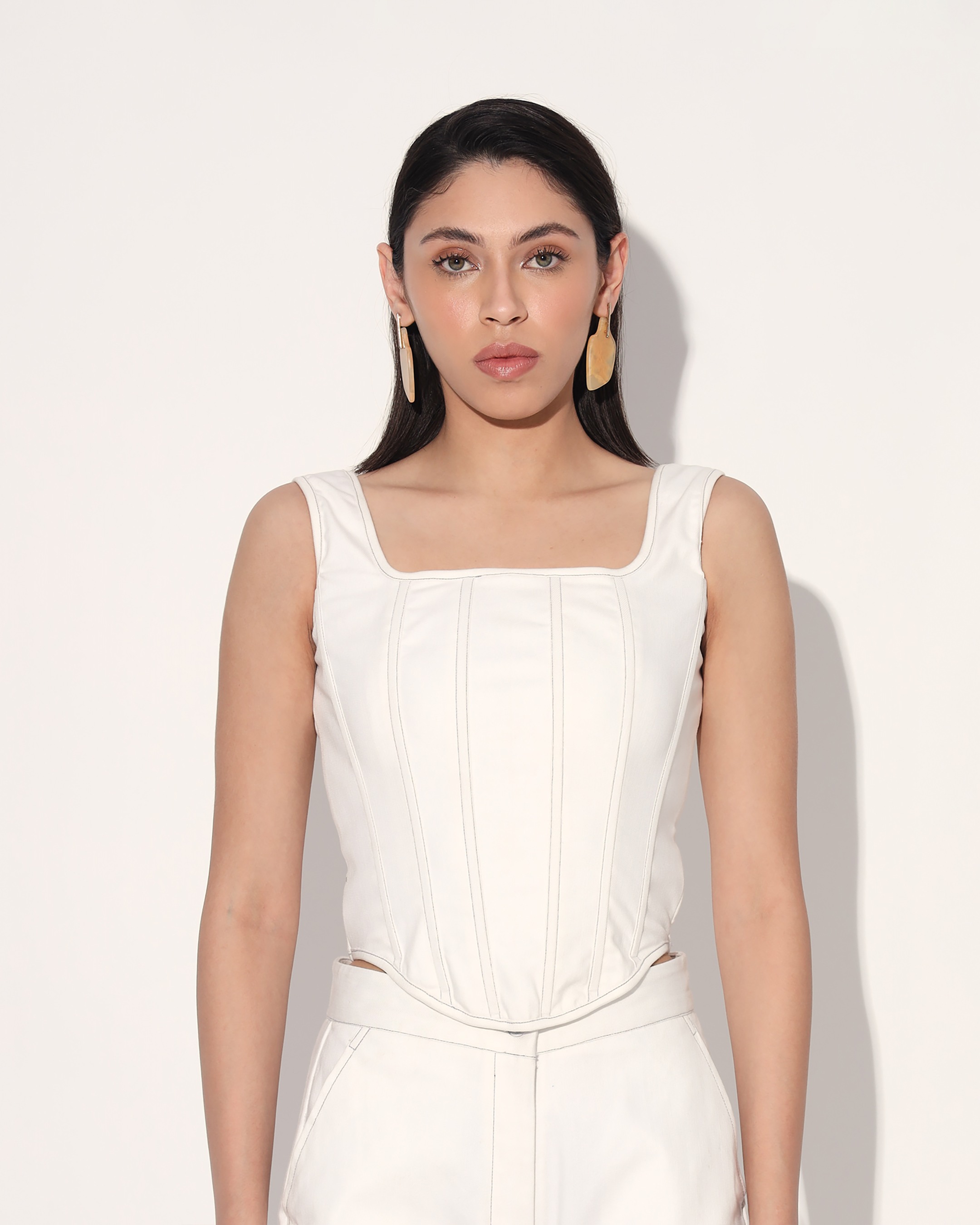 Nylah Denim Corset