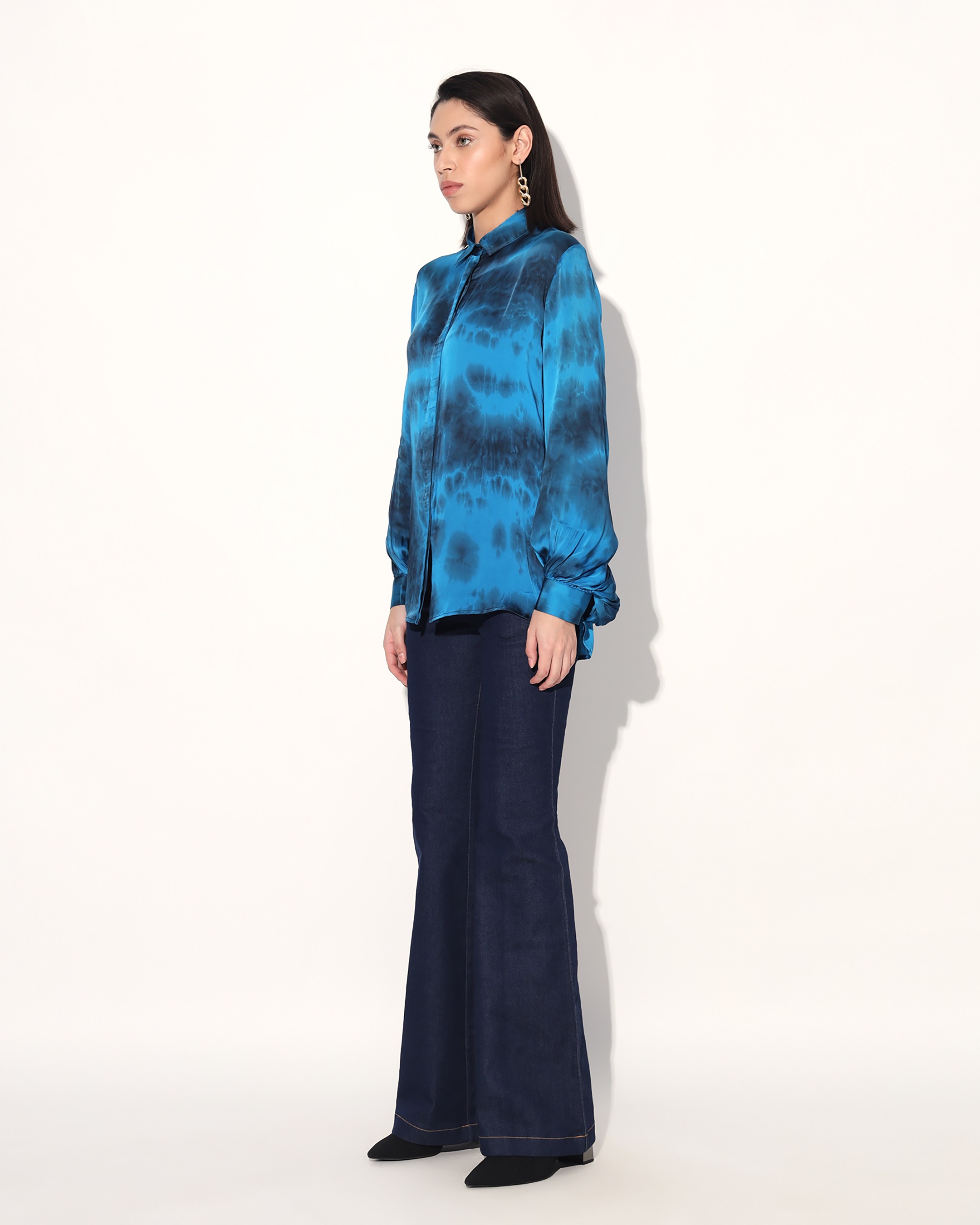 Orelia Balloon Sleeve Shirt
