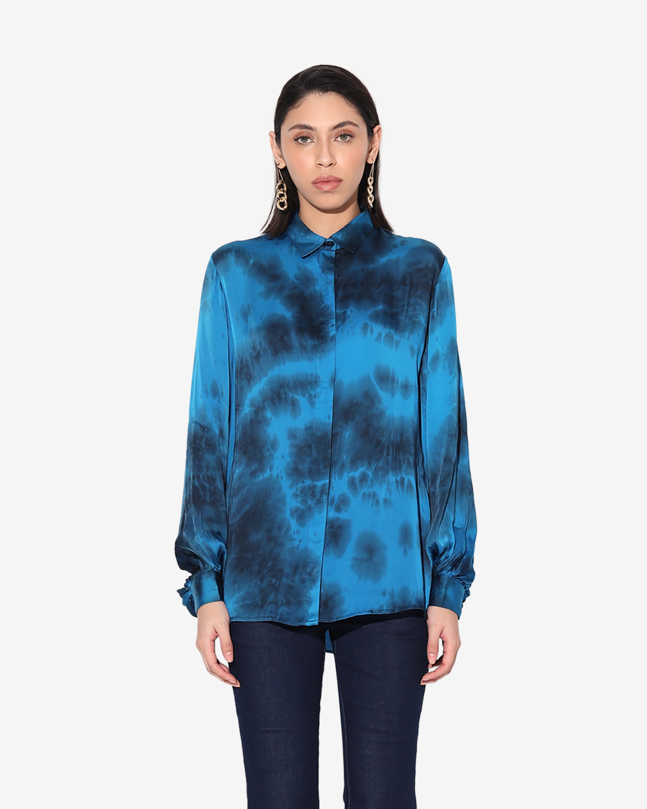 Orelia Balloon Sleeve Shirt
