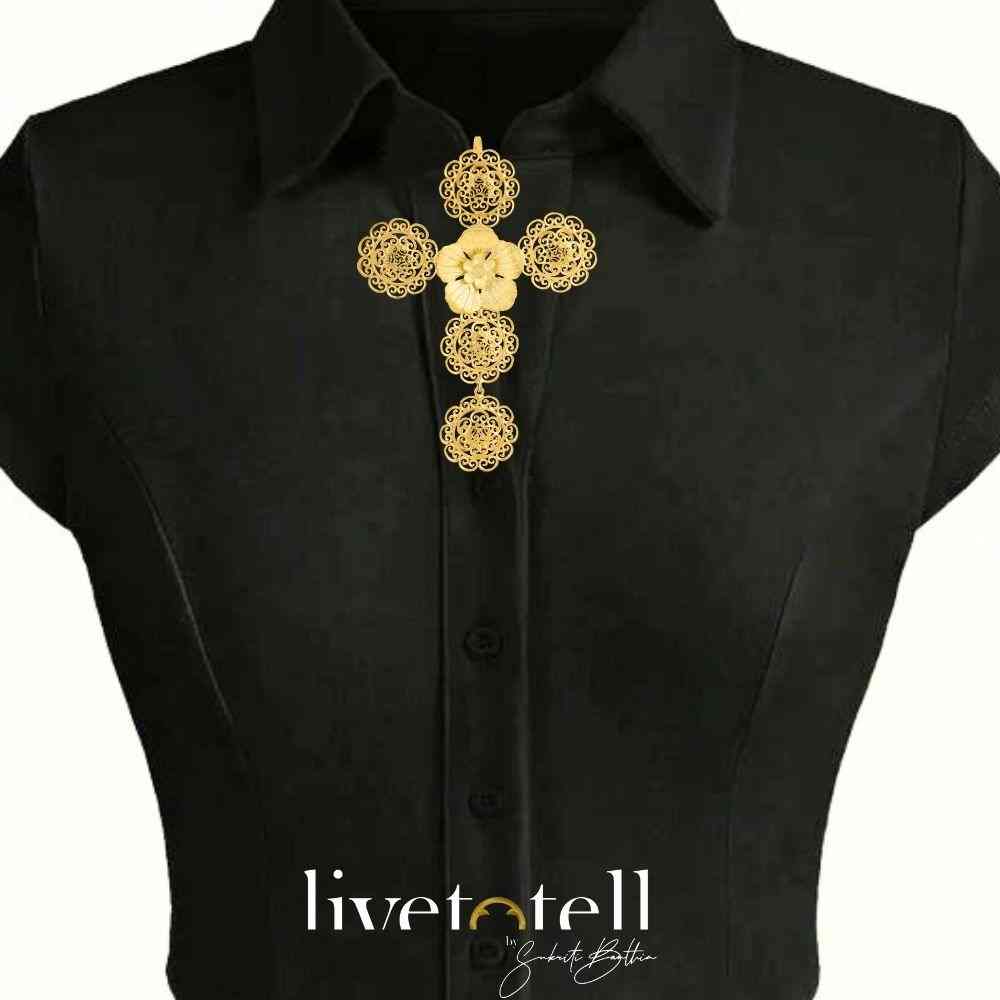 CROSS Flowers Brooch & Pendant