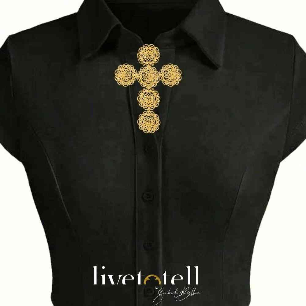 CROSS Victorian Filigree Brooch & Pendant
